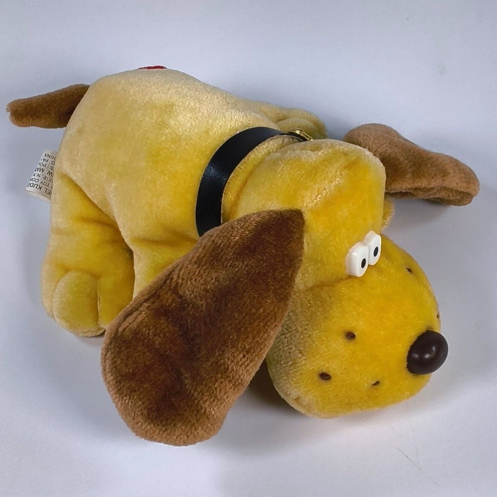 Kennel Kuddles Plush Dog Tan Brown Floppy Ears Tara Toy Corp Vintage 16000